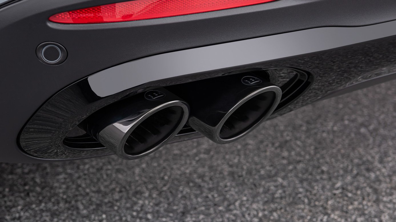 Exhaust tips black chrome Brabus for Mercedes-Benz GLS X167 AMG Line
