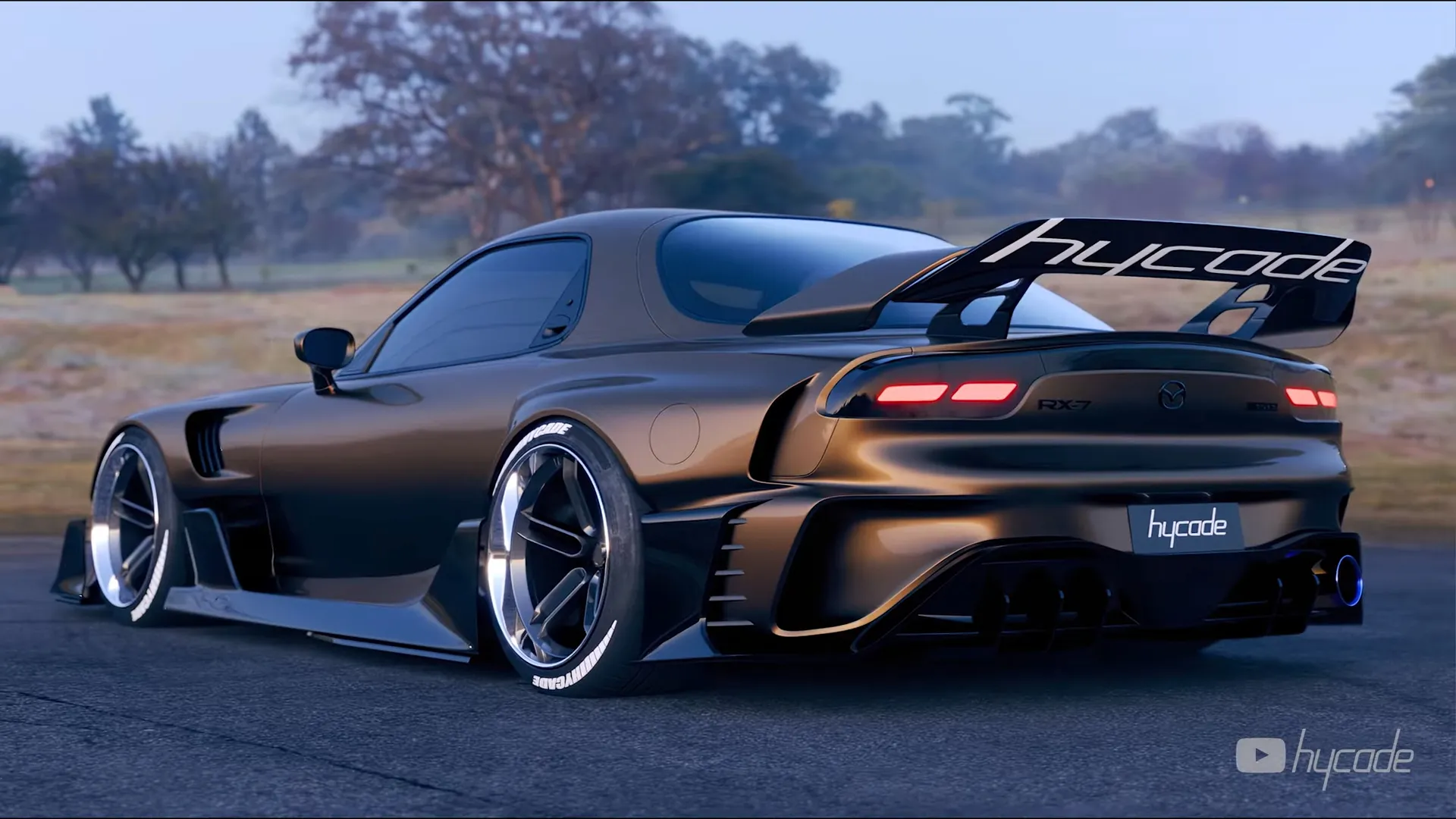 Mazda RX7 Custom Wide Body Kit by Hycade