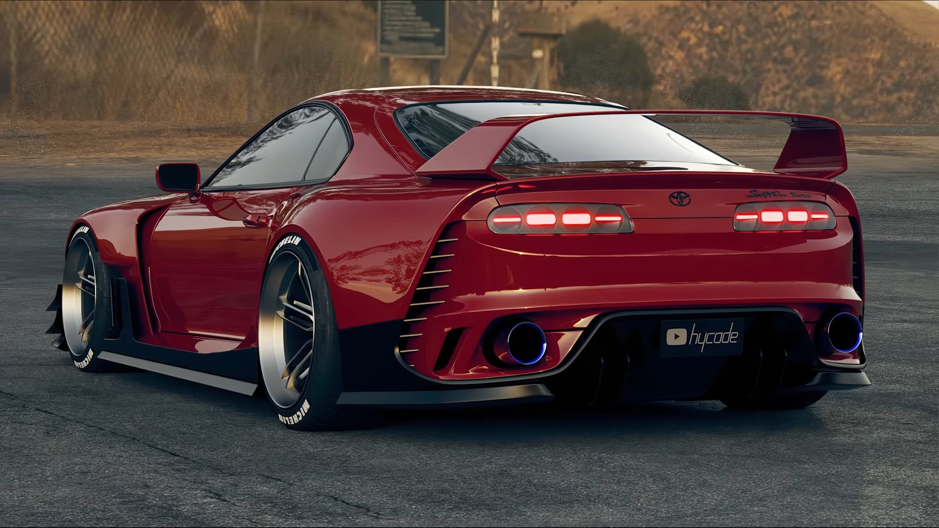 Toyota Supra MK4 Stage2 Custom Wide Body Kit by Hycade Ver.2 Buy with  delivery, installation, affordable price and guarantee