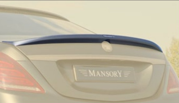 Rear deck lid spoiler I Mansory Carbon for Mercedes S-class W222 Restyling AMG S63 facelift