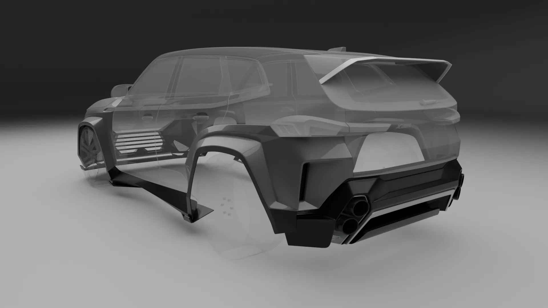 BMW XM Custom Design Wide Body Kit  "Summit" by Bête Noire