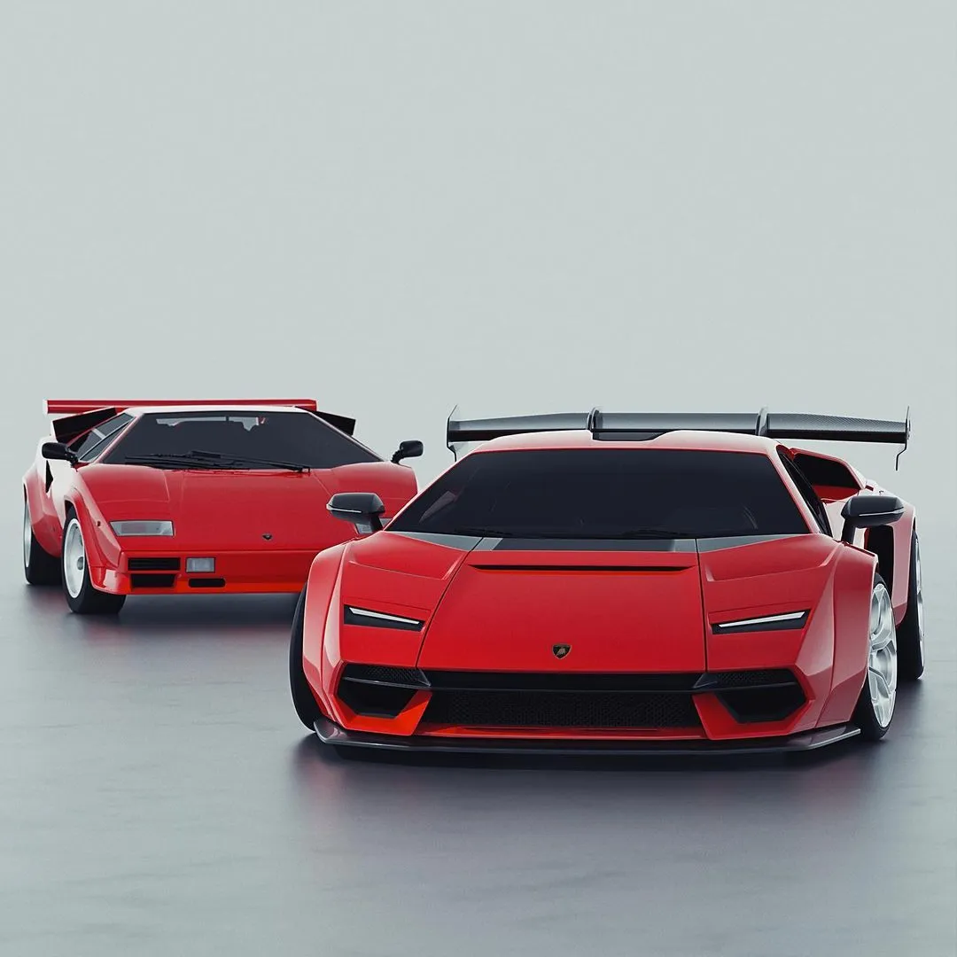 Lamborghini Countach LPI 800-4 Custom Body Kit by Magnus Concepts