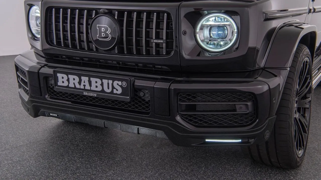 Front or rear bumper protection carbon Brabus for Mercedes G-class W463A AMG G 63