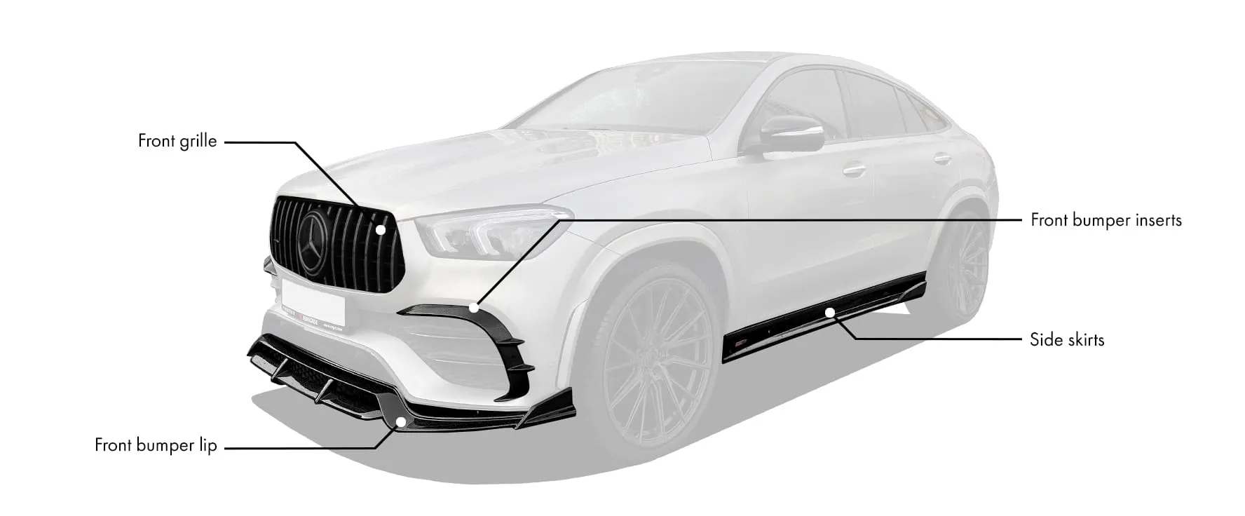 Check price and buy Renegade Design body kit for  Mercedes-Benz  GLE Coupe  C167