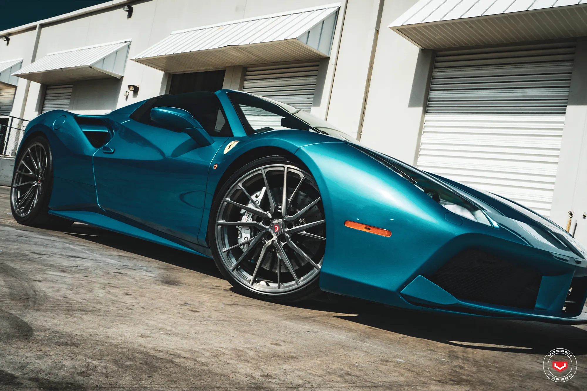 Vossen M X4T forged wheel — concave face detail