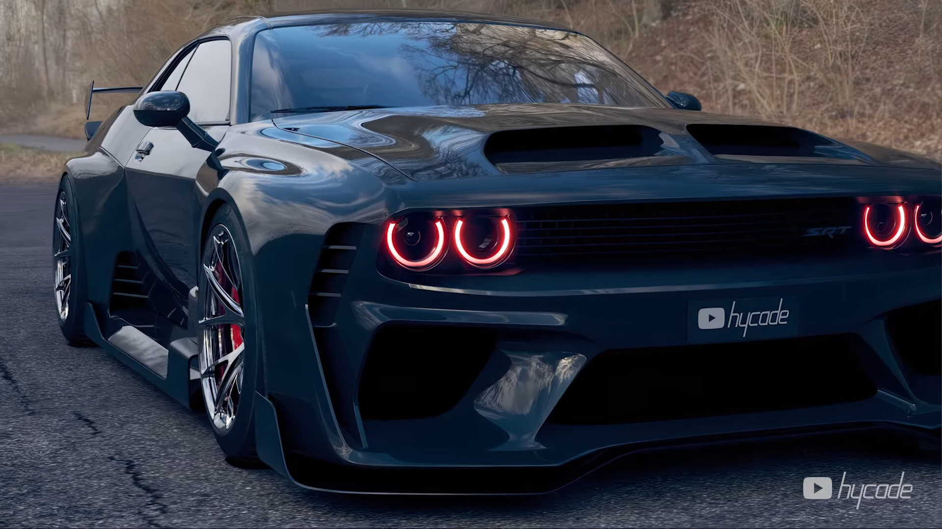 Dodge Challenger Demon Custom Wide Body Kit by Hycade Buy with delivery