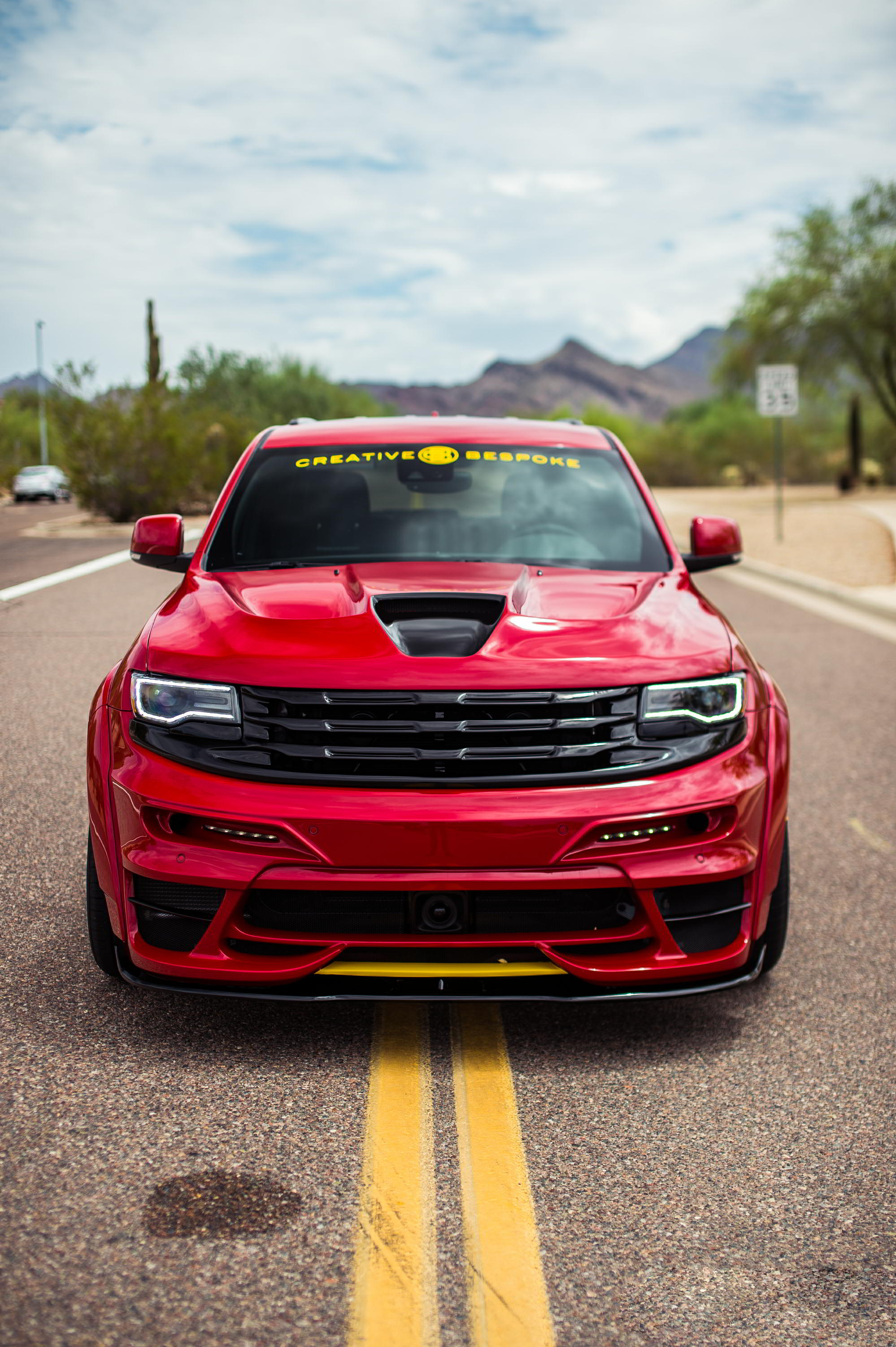Hood Renegade Design for Jeep Grand Cherokee WK2 Tyrannos V2
