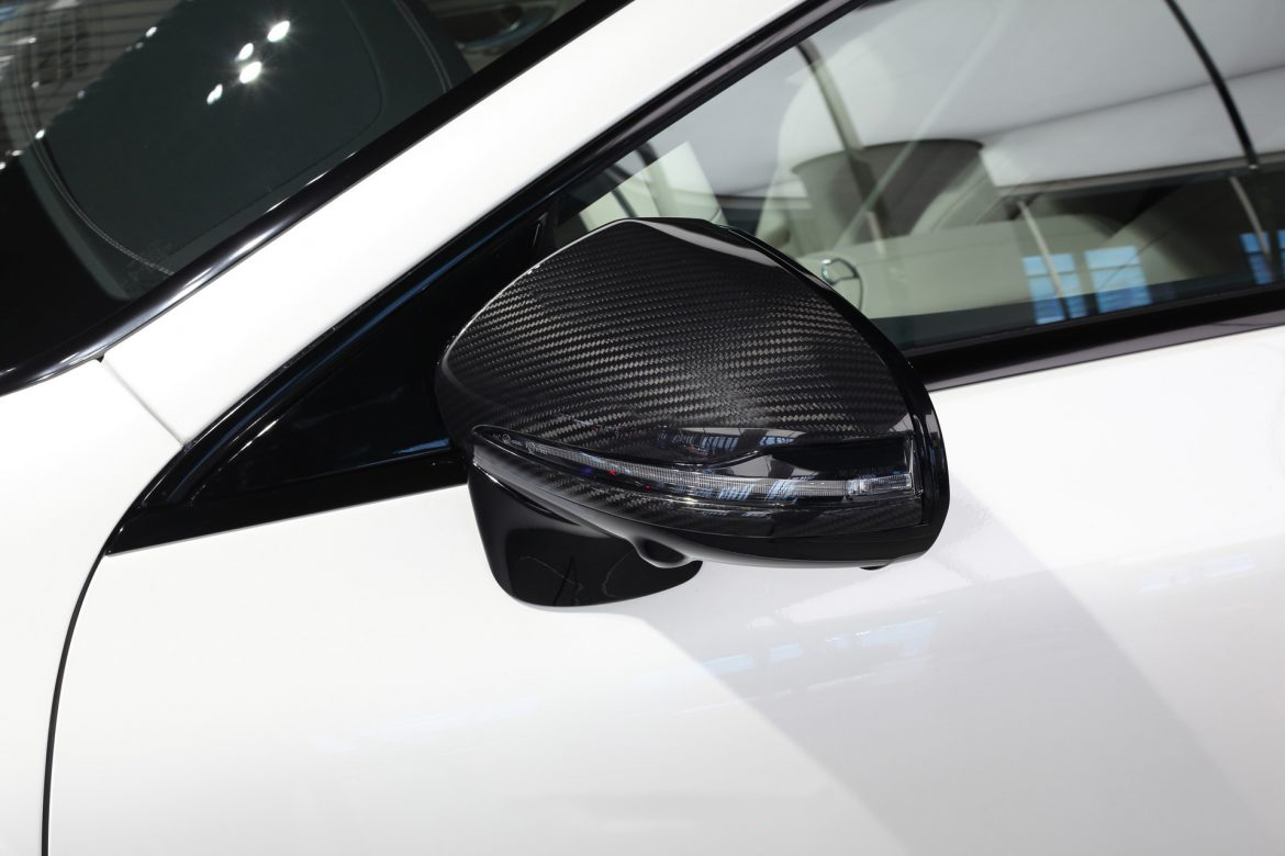 Mirror covers carbon for Mercedes C-class W 205 AMG C 63 from 07/2018