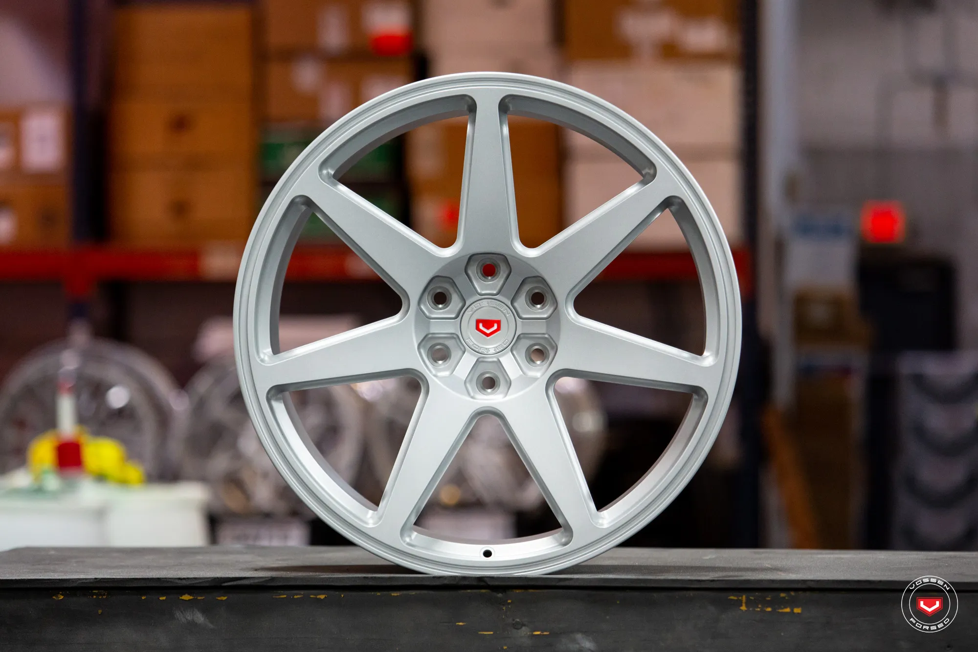 Vossen GNS 2 forged wheel — full set display