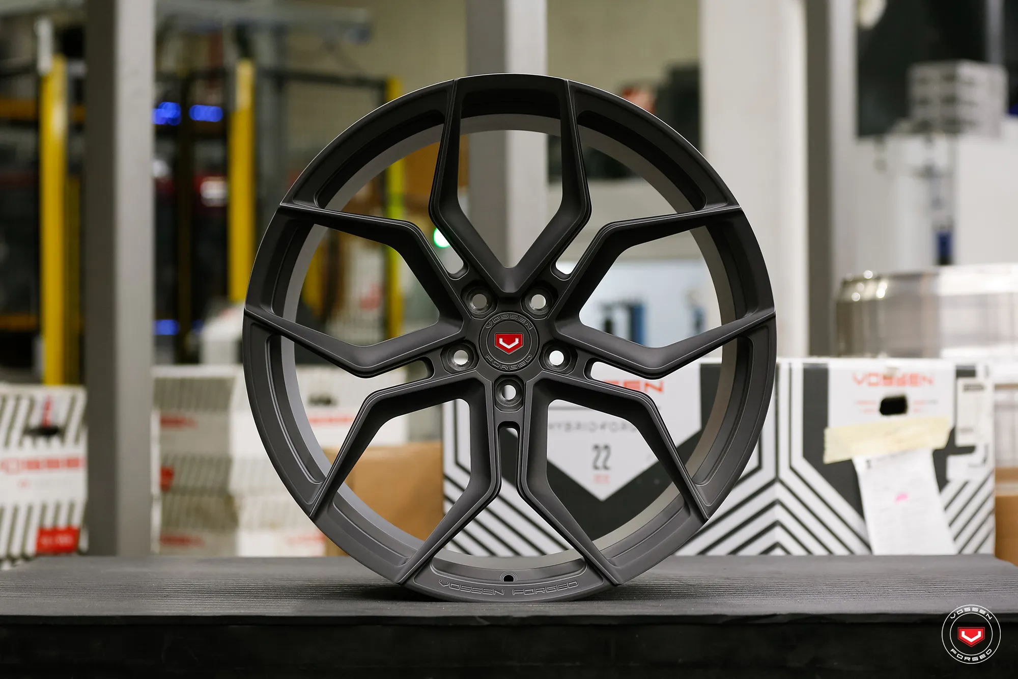 Vossen EVO 3 forged wheel — mounted on vehicle