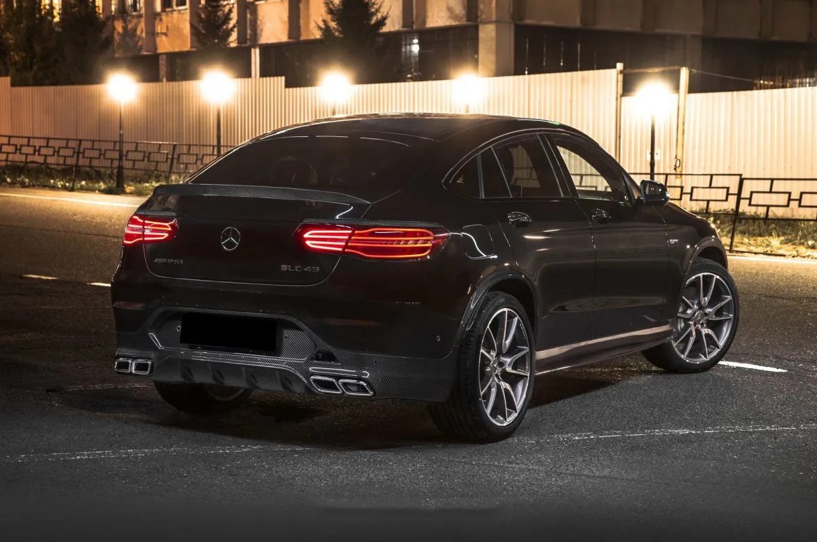 Trunk add on above tail lights Carbon for Mercedes-Benz GLC Coupe C253