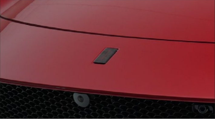 Individualized front bumper emblem Mansory Carbon for Ferrari Roma Soft kit