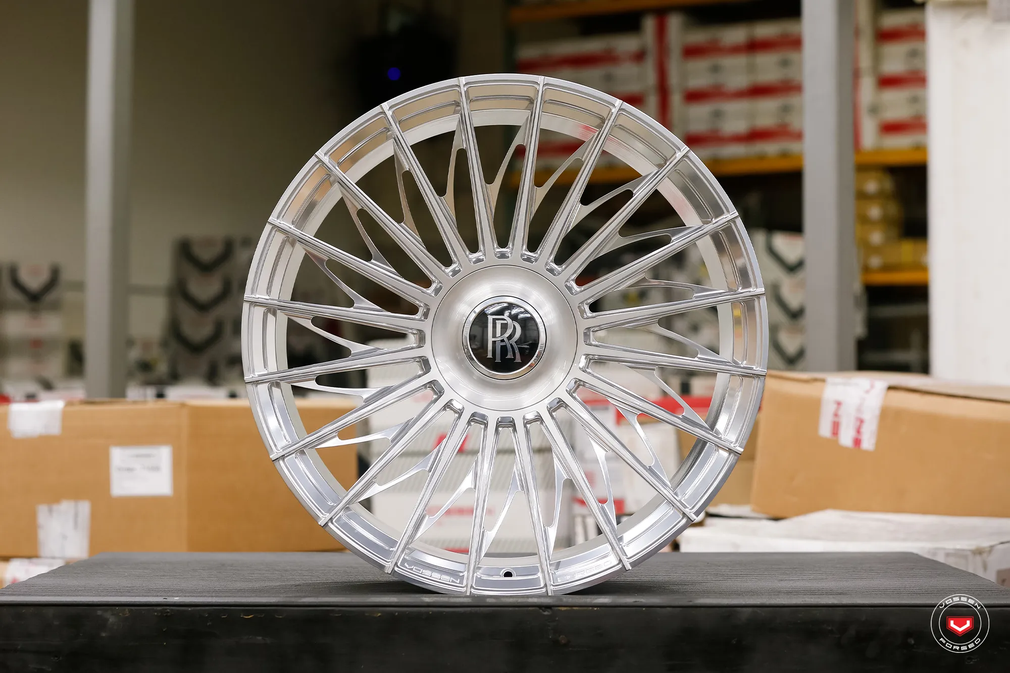 Vossen S17 15T forged wheel — finish detail