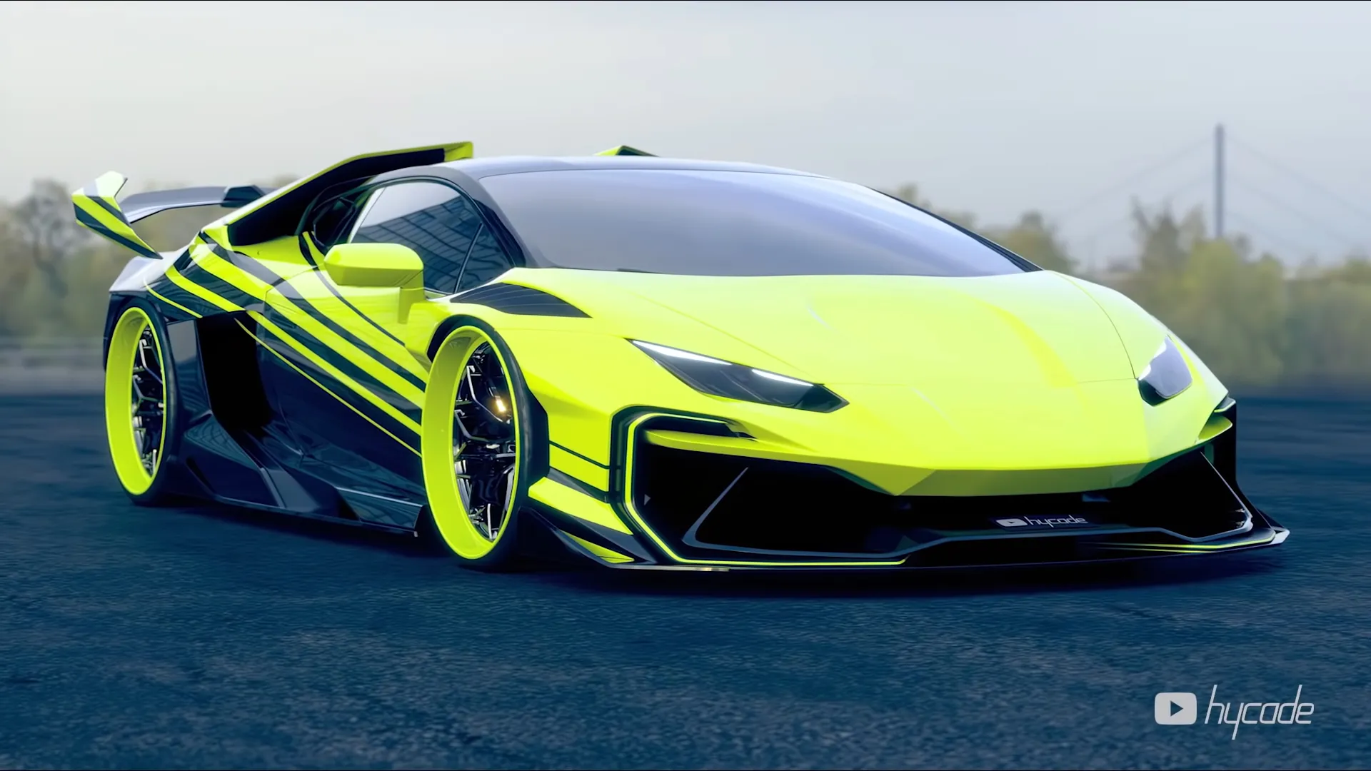 Lamborghini Huracan Custom Wide Body Kit by Hycade