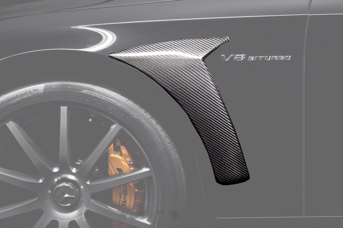 Air intakes on the wings Carbon for Mercedes S-class Coupe AMG C 217 
