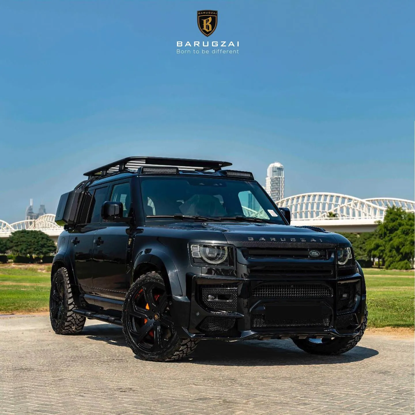 Check our price and buy Barugzai Falcon body kit for Land Rover Defender