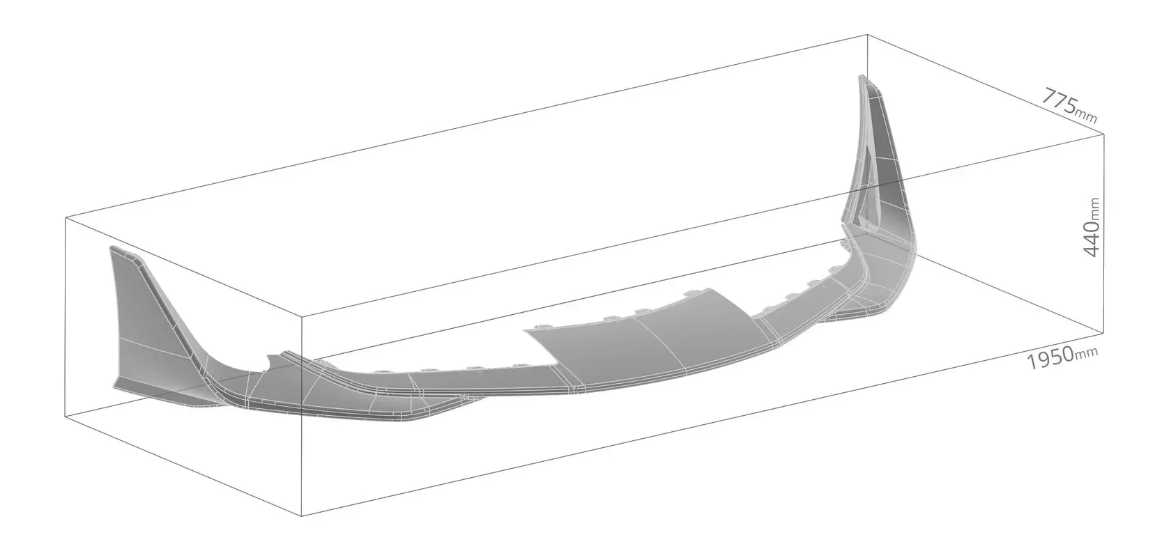 Front lip Carbon Talaria for Toyota Supra A90/A91
