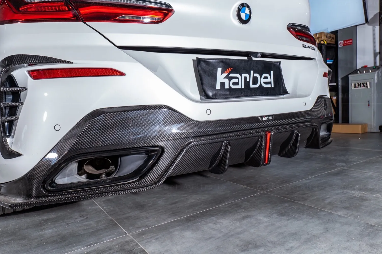 Check price and buy Karbel Carbon Fiber Body kit set for BMW  8 series G16 Grand Coupe