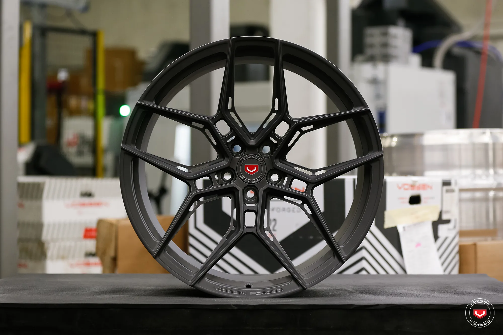 Vossen EVO 4R forged wheel — mounted on vehicle