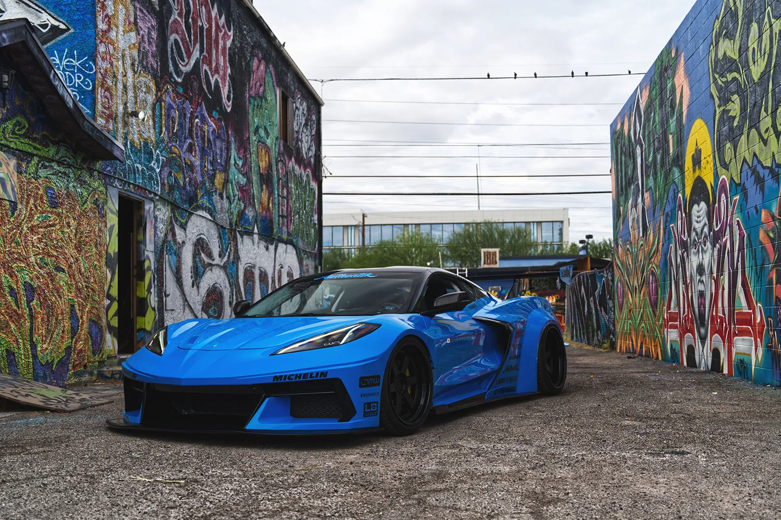Check our price and buy Liberty Walk body kit for Chevrolet Corvette C8!