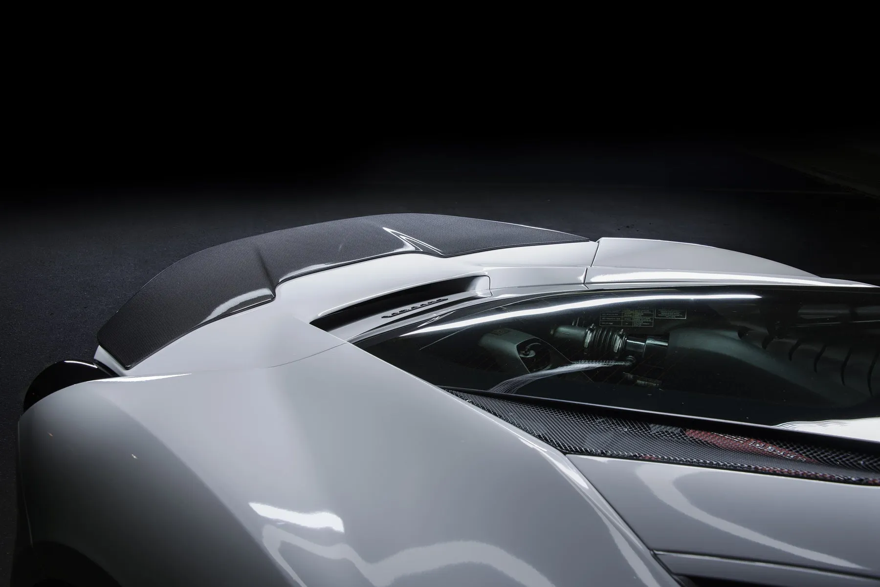 Decklid Spoiler Vorsteiner Nero Carbon for Ferrari 488
