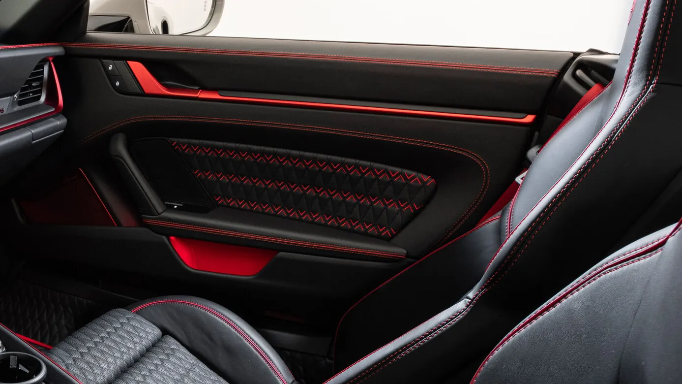 Leather door panels Brabus for Porsche 911 Turbo