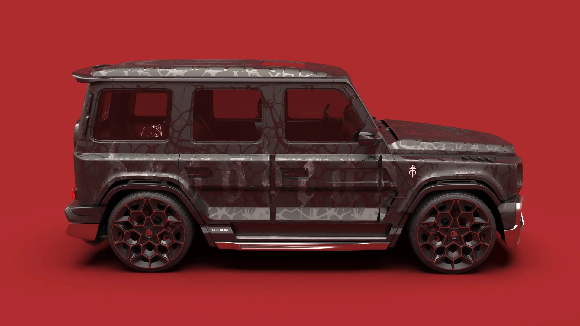 Mercedes-Benz EQG “DROPDEAD” Custom Wide Body Kit Design by Oli Sykes & Serge Savini
