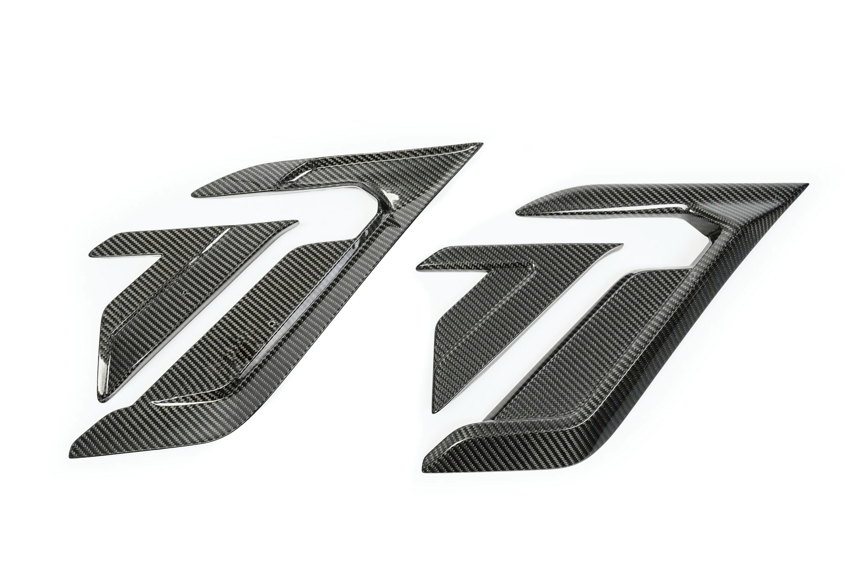 Front bumper pads Carbon for BMW X6 M F96