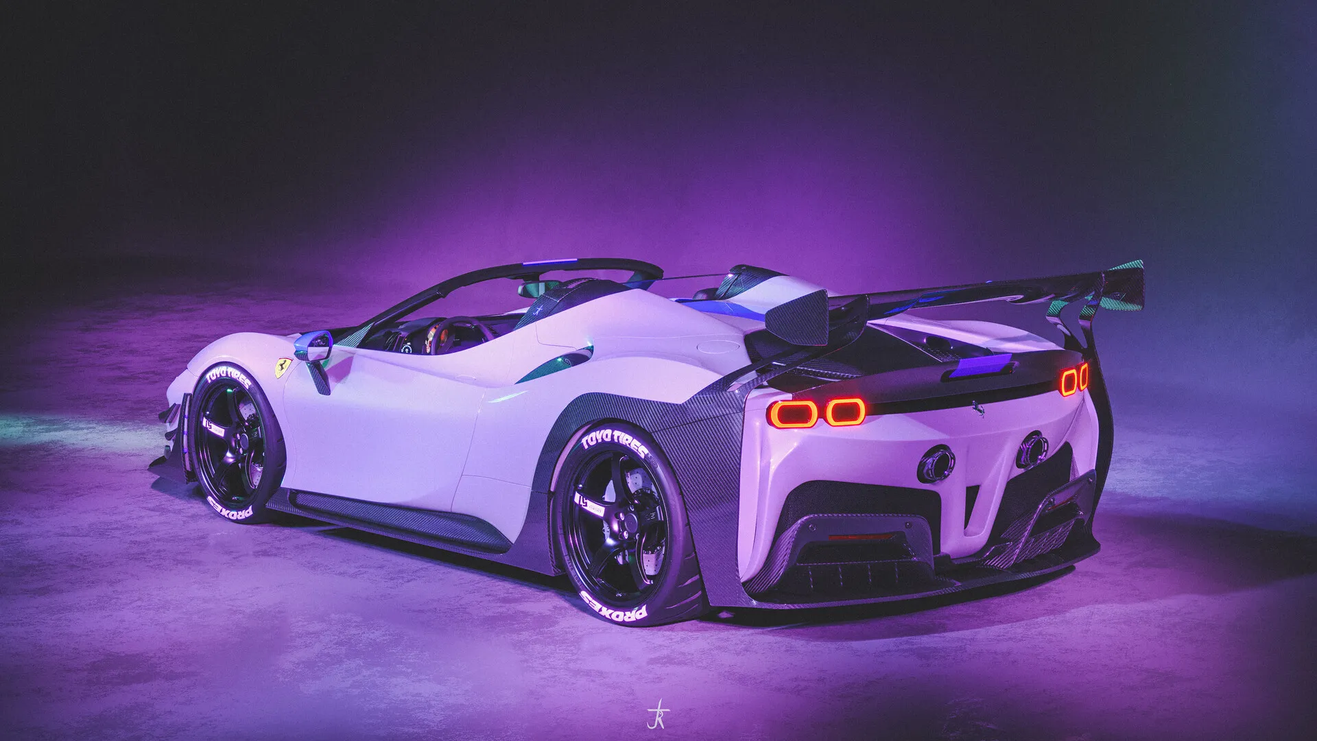 Ferrari SF90 Spider Custom Body Kit by Trotilla Design