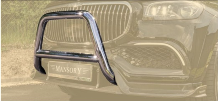 Front protective frame Mansory logo for Mercedes GLS AMG63 X167