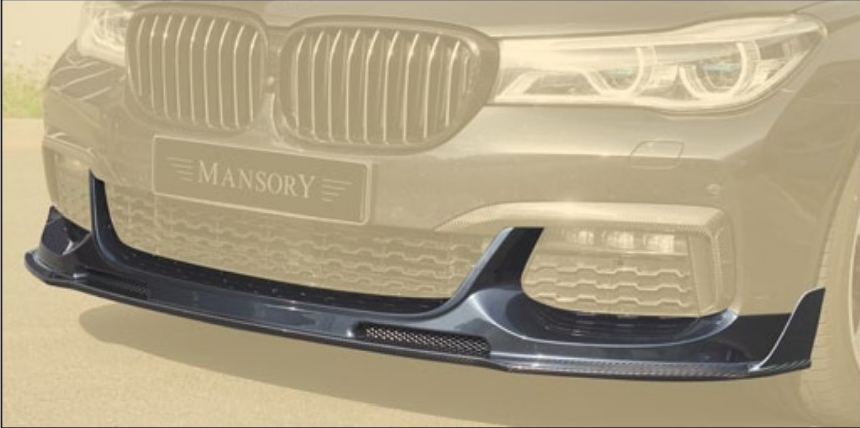 Front lip with side flaps Mansory Carbon for BMW 7 Series G11/G12