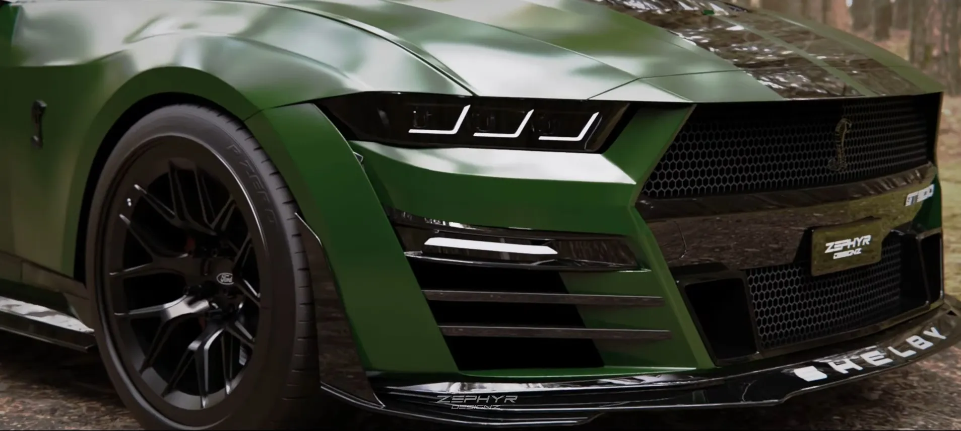 Ford Mustang Shelby GT500 S650 2024 Custom Wide Body Kit by Zephyr