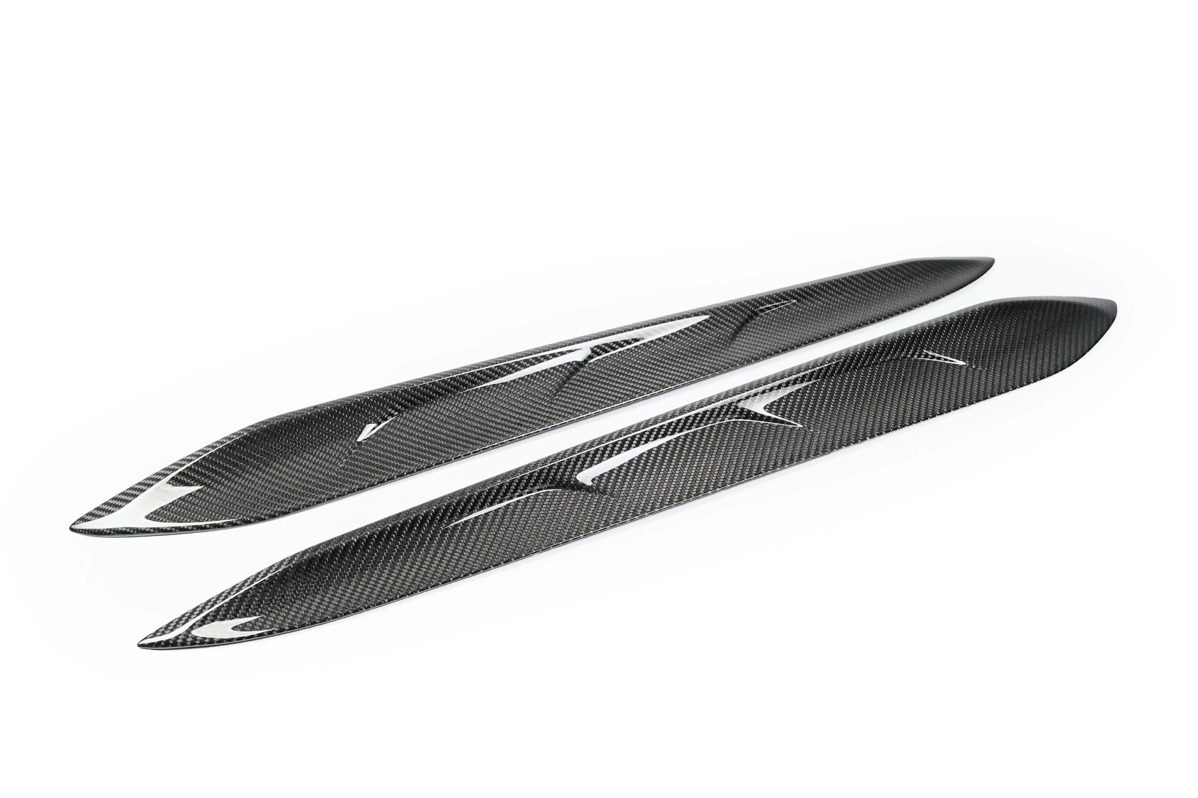 Rear pillars (rear window left and right) Megalodon Carbon for BMW X6 M F96