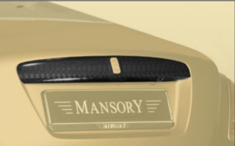 Rear trunk bar cover Mansory Carbon for Rolls-Royce Dawn