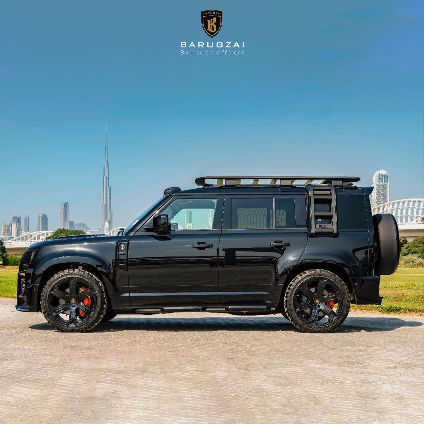 Check our price and buy Barugzai Falcon body kit for Land Rover Defender