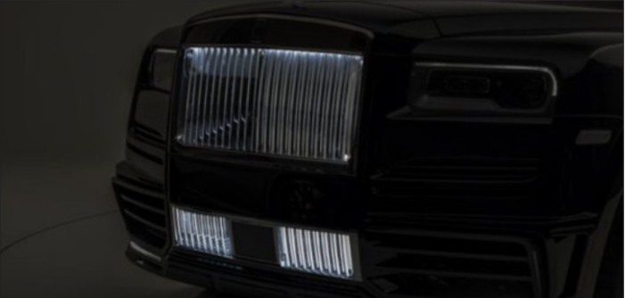 Ambiente grille and front bumper Illumination Mansory Carbon for Rolls-Royce Dawn