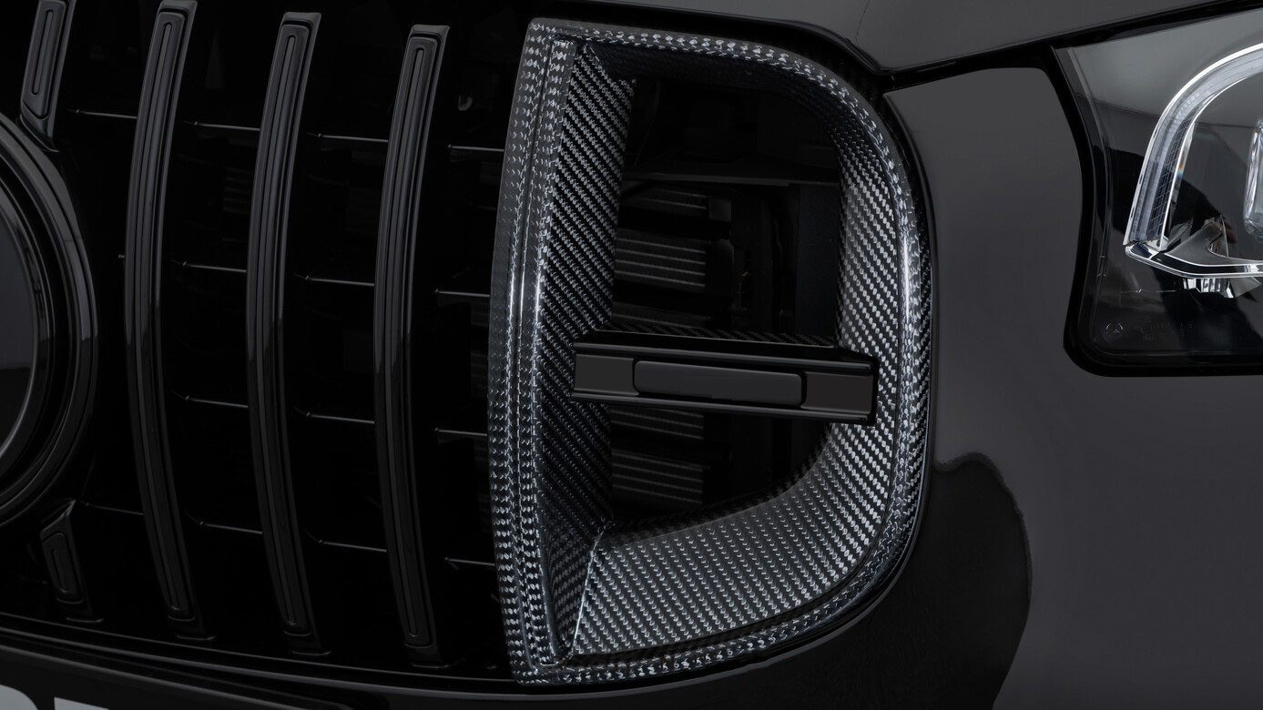 Front grille inserts BS Style Carbon for Mercedes-Benz GLE Coupe AMG C167 AMG GLE 63