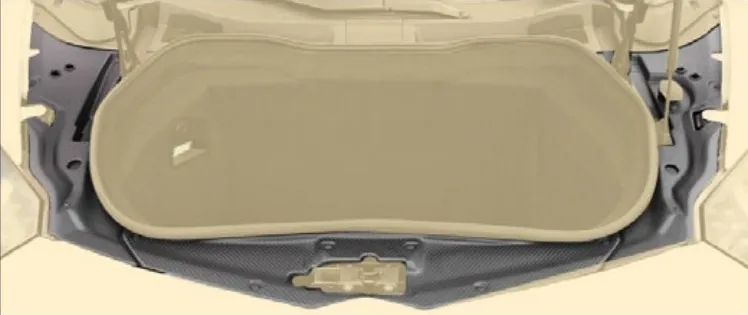 Trunk carbon cover Mansory for Lamborghini Aventador
