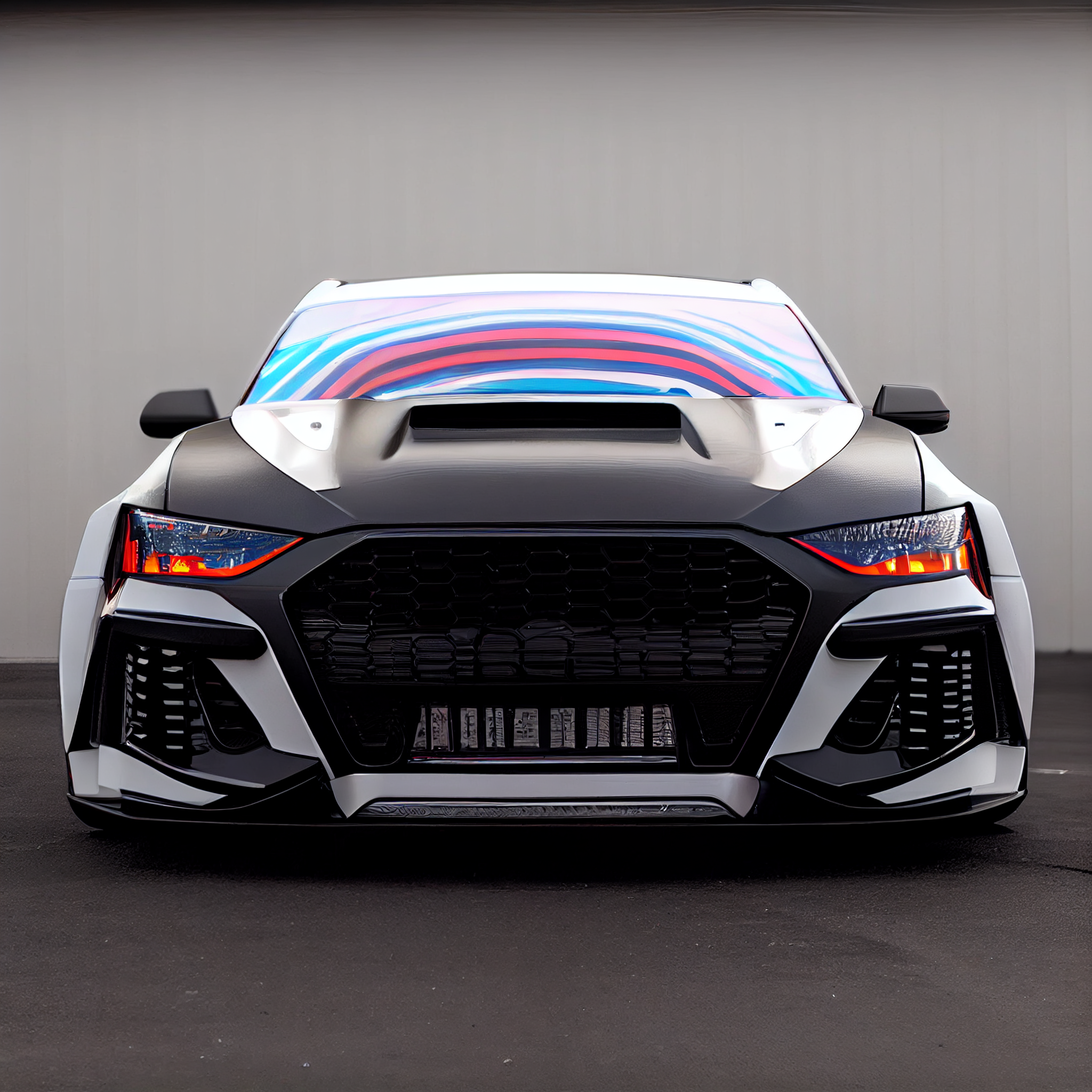 AI Custom Design Wide Body Front Bumper for Audi RS6 Ver3.2 Buy