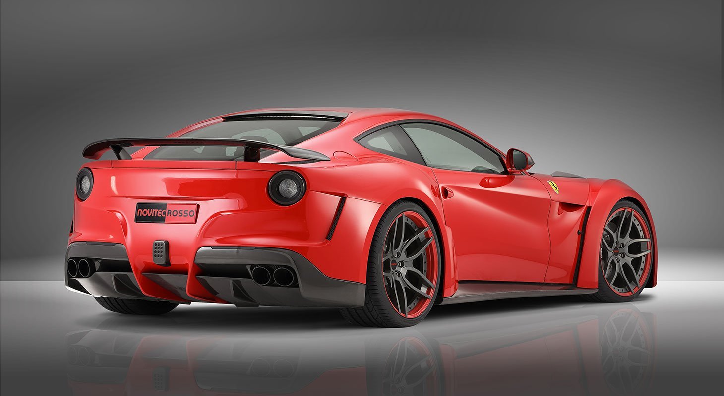 Roof Spoiler Lip N Largo Novitec Style Carbon For Ferrari F12