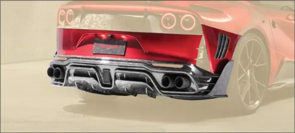 Rear kit Mansory Carbon for Ferrari 812 Superfast Stallone