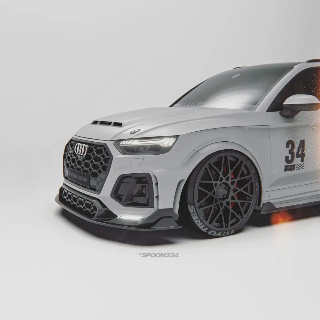 Audi SQ5 FY Restyling Custom Body Kit by Spoon334