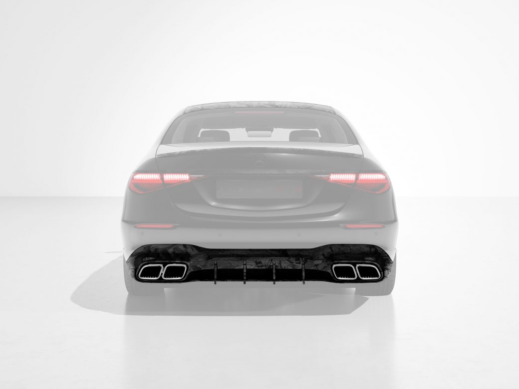 Rear diffuser GT S Design Carbon for Mercedes-Benz S-class W223