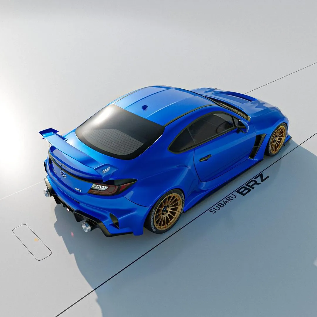 Subaru BRZ 2022 STI Wide Custom Body Kit by Avante Design