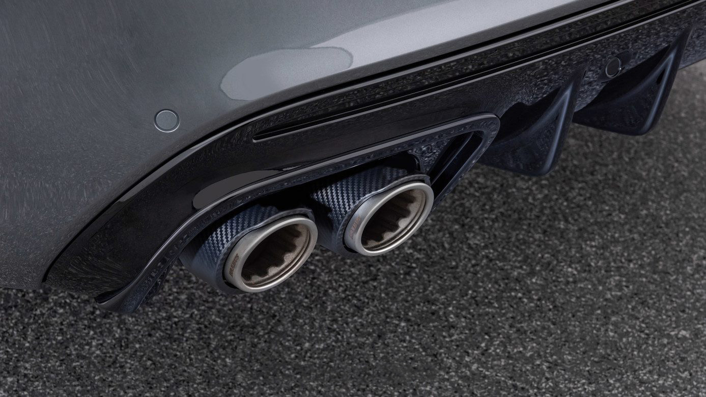 Exhaust tips BS Style Carbon for Mercedes GLС AMG X253 AMG GLC 63