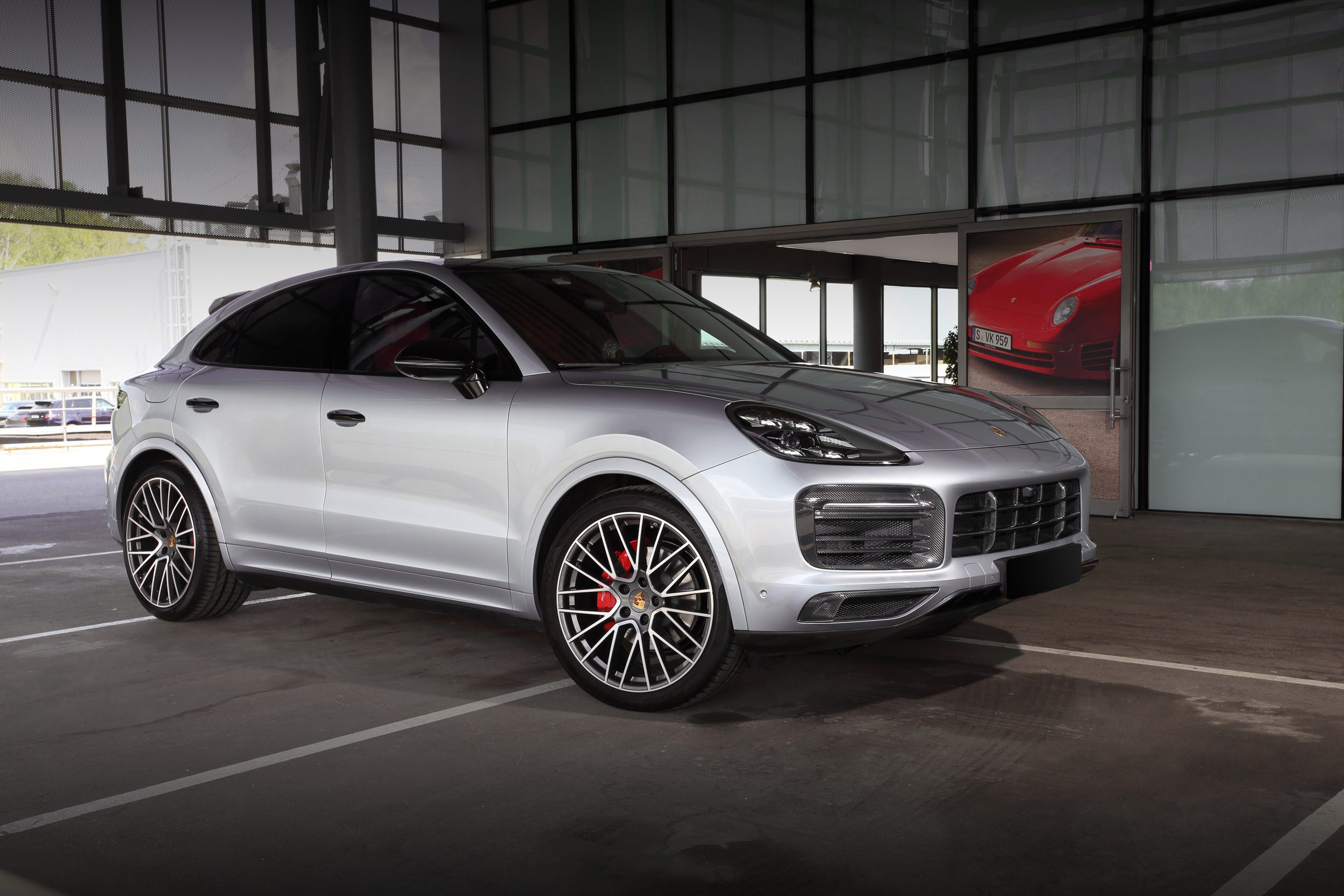 Check price and buy Carbon Fiber Body kit set for Porsche Cayenne Coupe