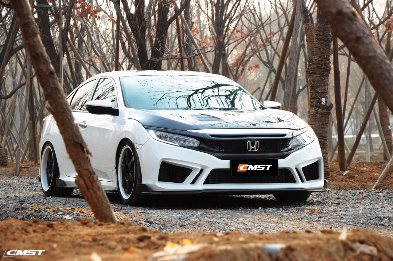 Check our price and buy CMST Carbon Fiber Body Kit set for Honda Civic 10th!