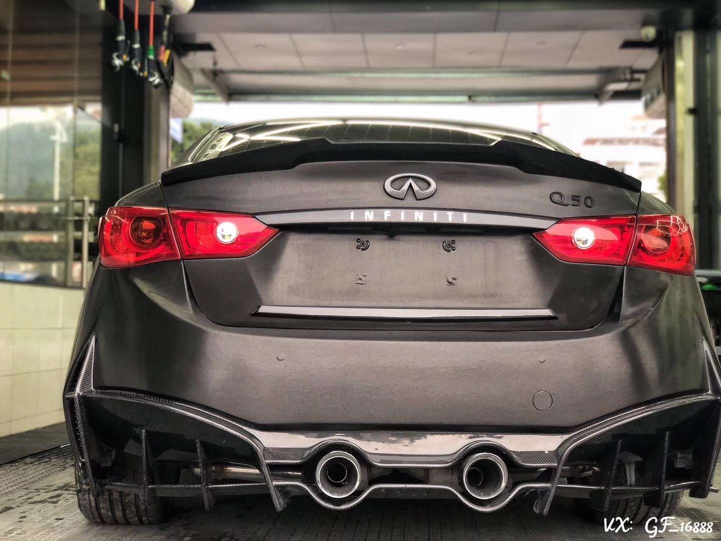 Check our price and buy CMST Carbon Fiber Body Kit set for Infiniti Q50!