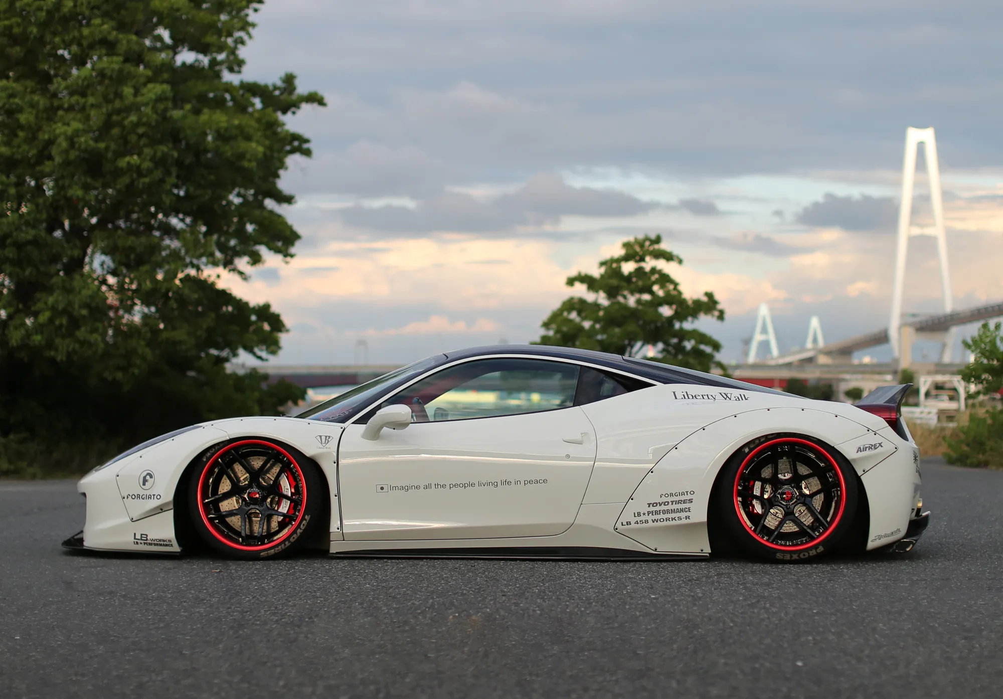 Check our price and buy Liberty Walk body kit for Ferrari 458!