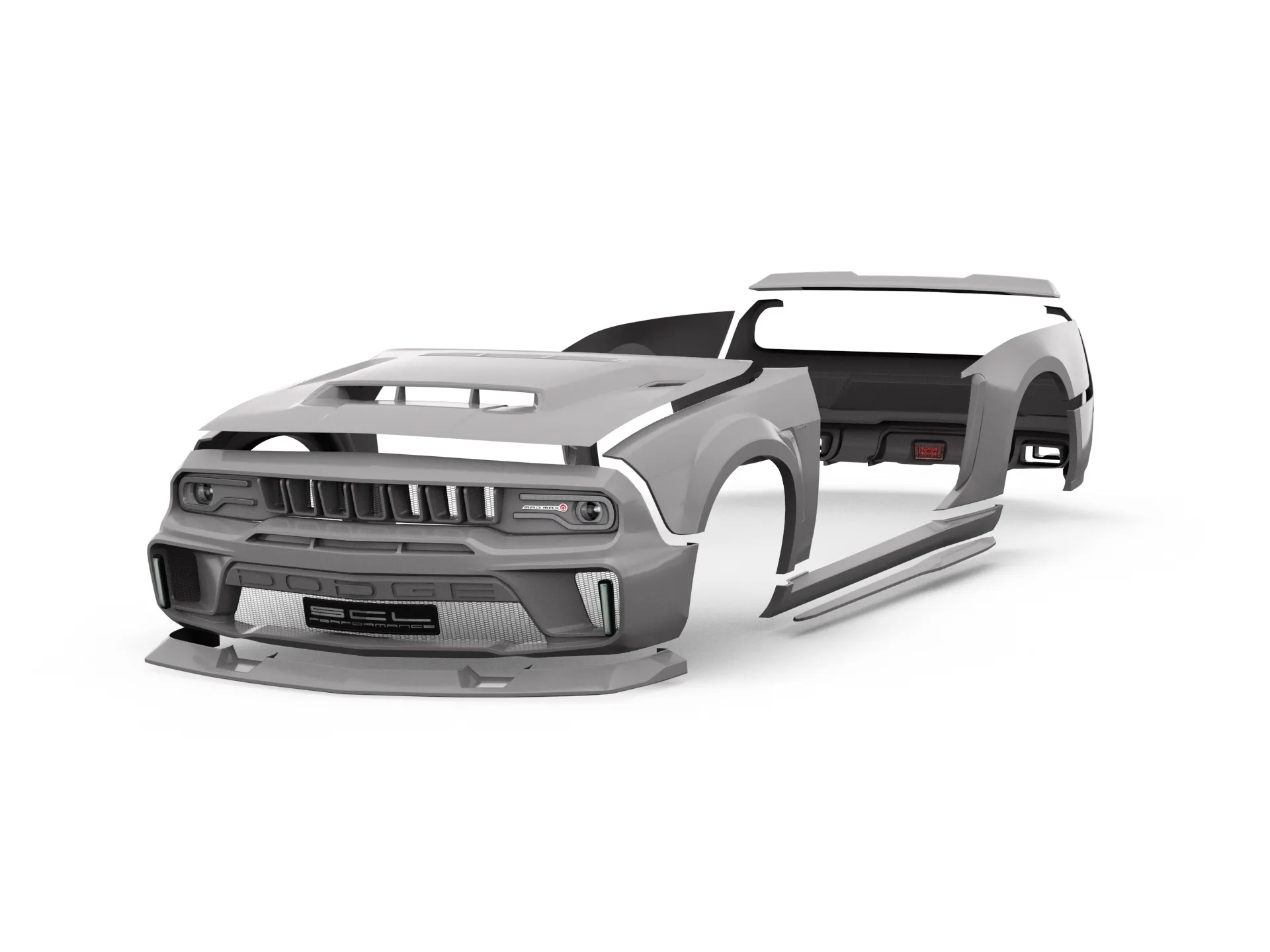 Check our price and buy SCL Performance body kit set for Dodge Challenger